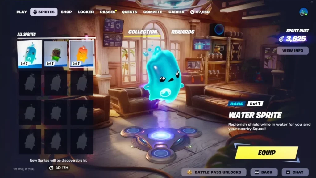 Water Sprite in FN C7S3 (Image via Epic Games || YouTube/@postboxpat)