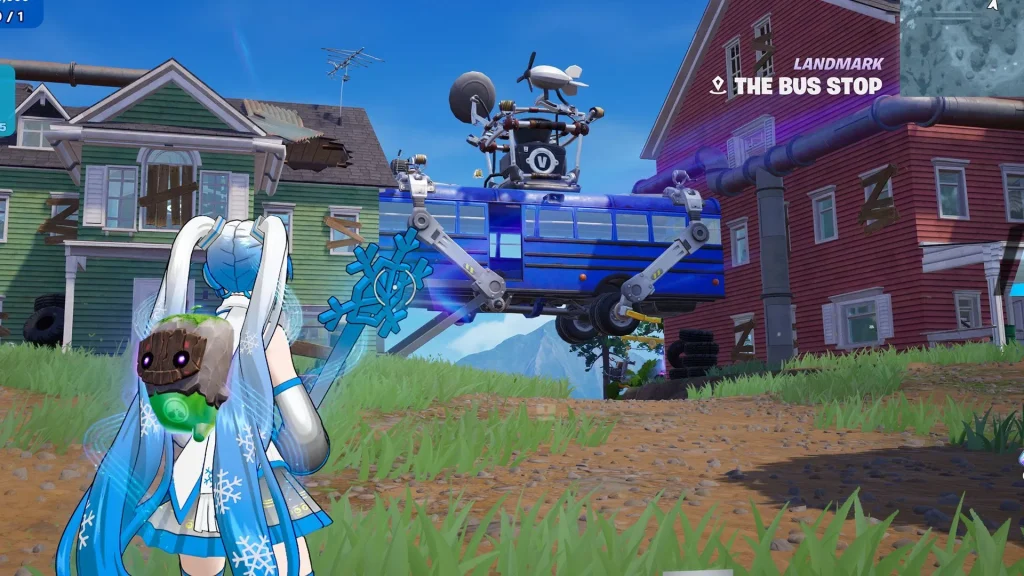 The Bus Stop in Fortnite (Image via Epic Games)