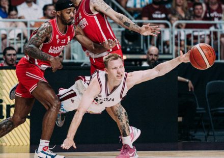 The Georgian national team defeated Latvia in a friendly match.