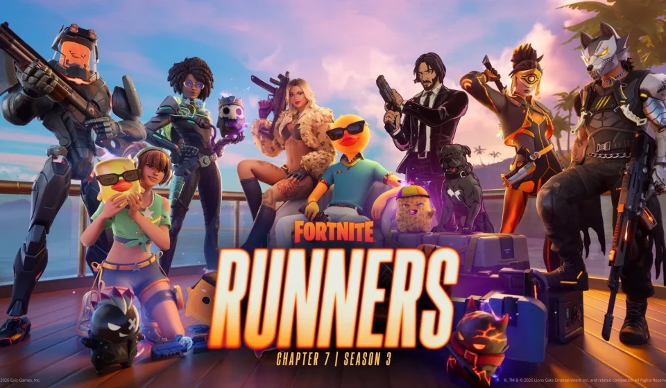 All cosmetic rewards for Fortnite Chapter 7 Season 3 Battle Pass (Image via Epic Games)