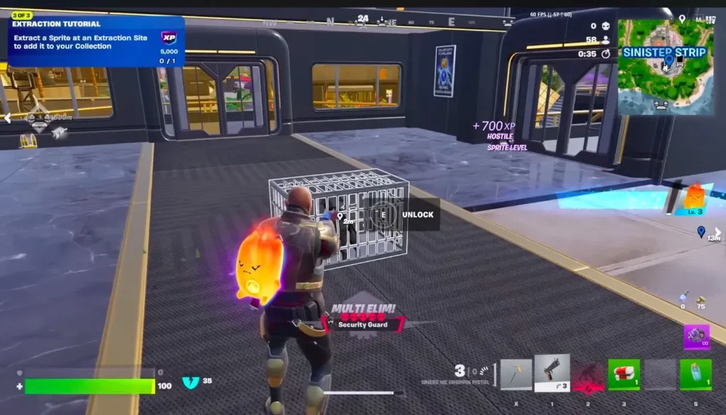 Unlock the cage to set the dog free (Image via Epic Games || YouTube/@Bodil40)