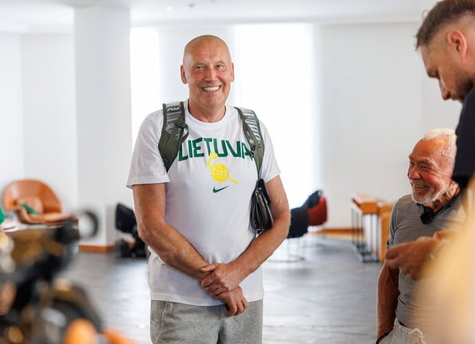 Rimas Kurtinaitis named the main goal for the match against the Ukrainian national team