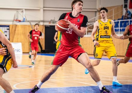 The son of Ukrainian immigrants will play against Ukraine in the U-20 EuroBasket semifinal.