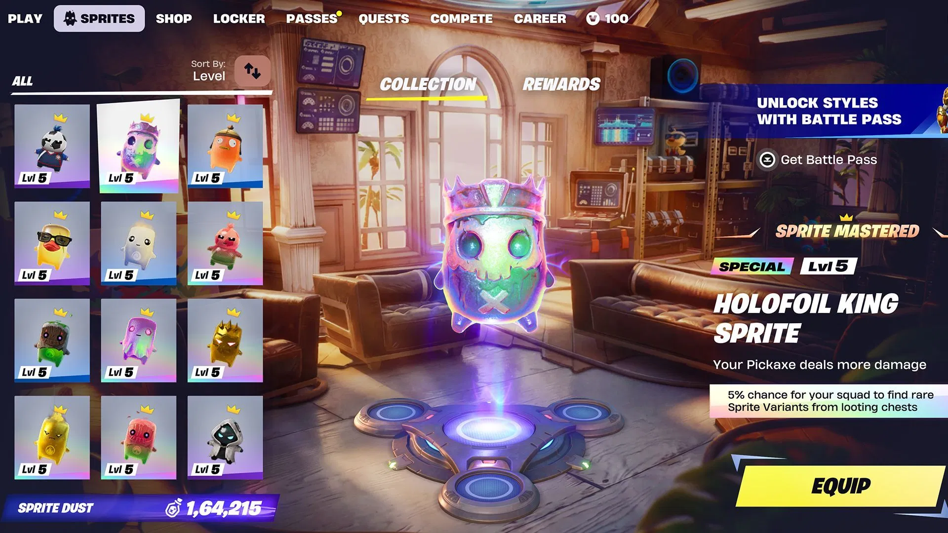 ou can collect 91 Sprites in-game (Image via Epic Games)