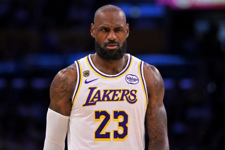 LeBron James posted a farewell message to the Lakers.