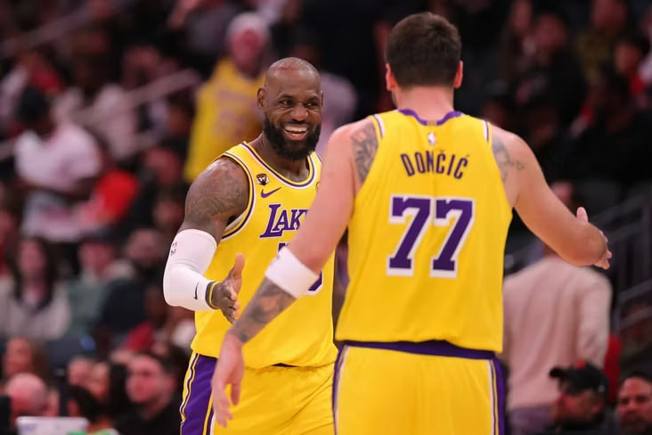 Luka Dončić gave a succinct response to LeBron James leaving the Lakers.