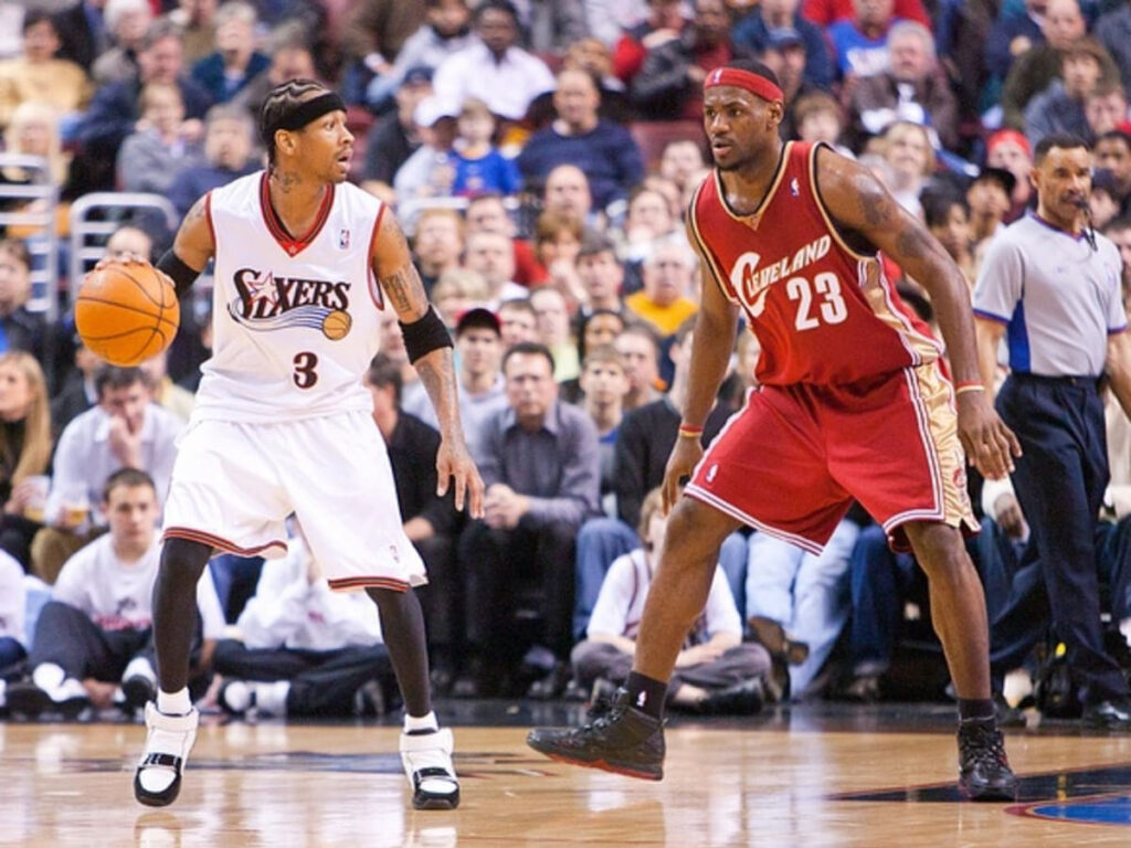 Legendary Iverson reacts to LeBron's decision to join Philadelphia