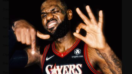 Philadelphia will use LeBron in an unusual playing position.