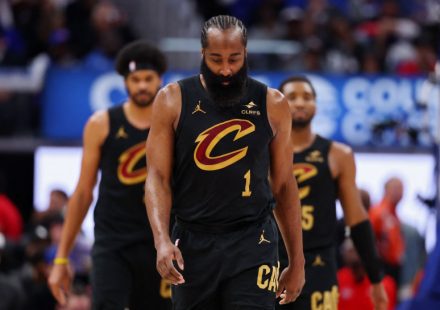 James Harden signed a new historic $97 million contract with Cleveland.
