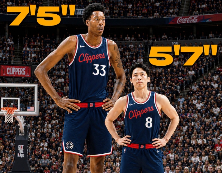 An NBA club signed the shortest and tallest players in the league in one day.