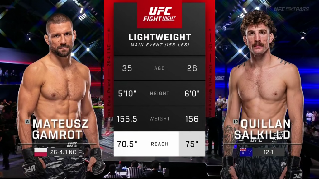 UFC Fight Night 284 screenshot