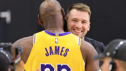 "It's an incredible feeling." Luka Dončić commented on LeBron James leaving the Lakers.