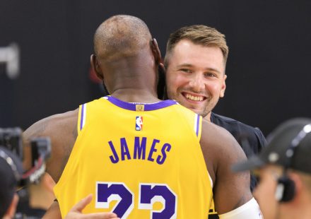 "It's an incredible feeling." Luka Dončić commented on LeBron James leaving the Lakers.