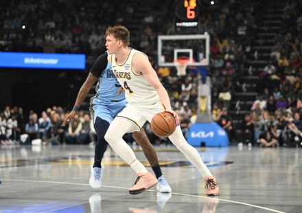 The Lakers selected one player for a trade before the start of the NBA season.