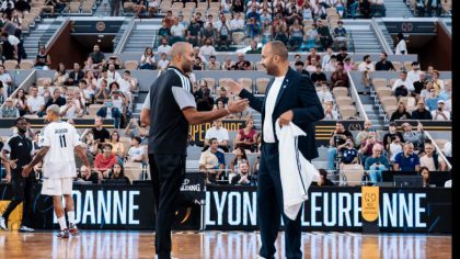 Tony Parker commented on his official coaching debut. He lost to his own brother.
